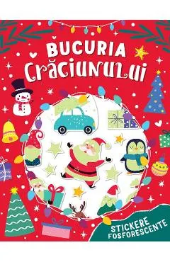 Bucuria Craciunului. Stickere fosforescente