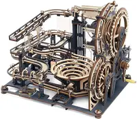 Puzzle 3D din lemn Robo Time din 294 de piese - Marble Night City