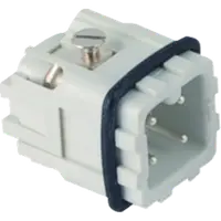 Contector industrial Tata - 21X21 - 3P + E 10A 250V / 4kV / 3 - ȘURUB CONNECTION - GRI