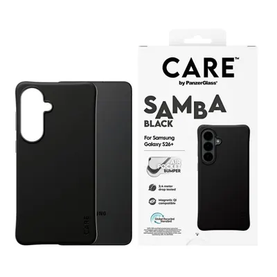 Husă CARE – Samba, Galaxy S26 Plus, MagSafe/Qi negru