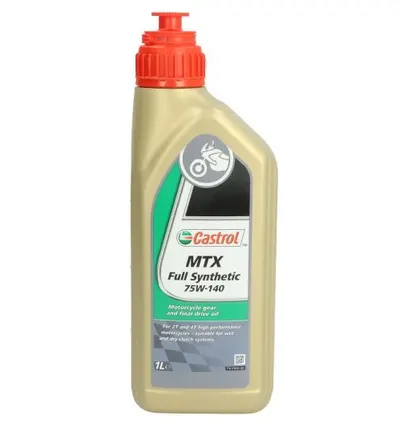Ulei transmisie moto CASTROL MTX Full Synthetic 75W140 15518E, volum 1 litru, sintetic 1L