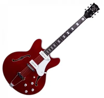 Chitară semi-acustică VOX - BC V90, Cherry Red