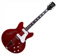Chitară semi-acustică VOX - BC V90, Cherry Red