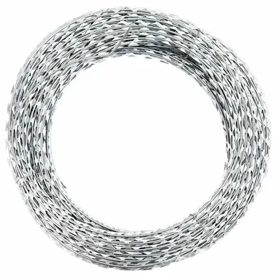 vidaXL Sârmă ghimpată BTO-22 Concertina, oțel galvanizat, 150 m