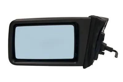 Oglinda laterala Stanga (mecanic, plat, albastru) potrivit MERCEDES 124 (A124), 124 (C124), 124 T-MODEL (S124), 124 (W124), 190 (W201), E (A124), E