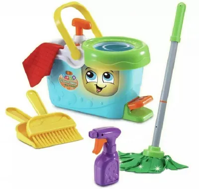 Set de joc Vtech - Accesorii de curățare cu găleată