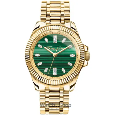 Ceas Thomas Sabo Thomas Sabo WA0436 Ladies Watch Divine Jewellery Stone Gold-Colored 33mm 5ATM