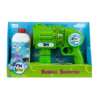 Pistol de facut baloane cu efecte de lumini si solutie, Fru Blu, 0.5 l
