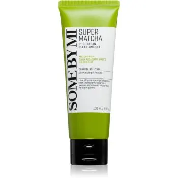 Some By Mi Super Matcha Pore Clean Cleansing Gel gel de curățare blând pentru pori dilatati