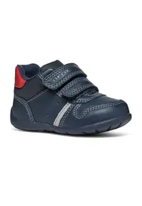 Pantofi sport low-cut cu velcro - Rosu vermillion/Bleumarin