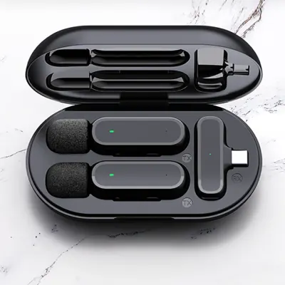 NWPro K-60-2 Sistem de microfon wireless dual ultracompact pentru iOS (lightning) - Default Title