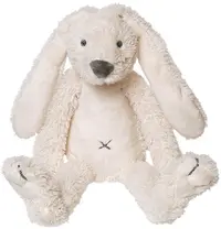 Jucarie moale Happy Horse - Iepuras Richie, alb, 28 cm