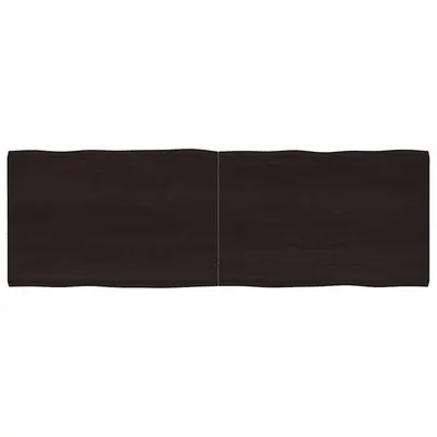 vidaXL Blat masă, 180x60x4 cm, gri, lemn stejar tratat contur organic