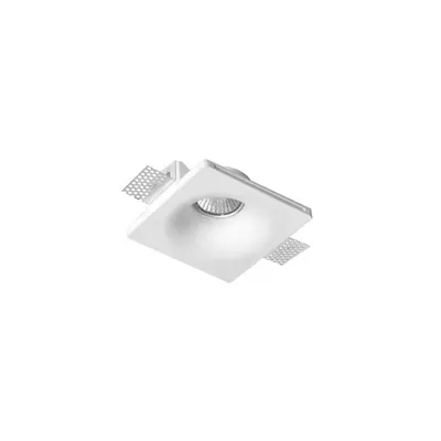 Spot din ipsos TOBIA Alb Gypsum Adjustable Brackets GU10 1x35 Wat 230 Volt IP20 Fara bec