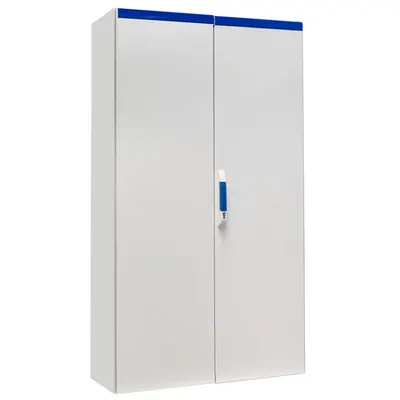 Dulap compact cu doua usi, 1800x1000x400mm, RAL 7035