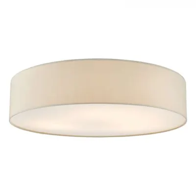 Lampa tavan Cierro 6 Light Flush Taupe With Diffuser 80cm