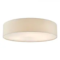 Lampa tavan Cierro 6 Light Flush Taupe With Diffuser 80cm