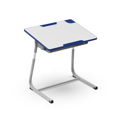 Bancă individuală înclinată, cu suport pentru accesorii și înălțime reglabilă UNI EDGE (TEIAR0406)