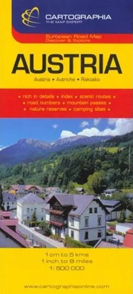 Hartă rutieră Austria - Paperback - ***
