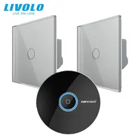 Intrerupatoare simple wireless RF + hub RF/IR, generatia noua, control de pe smartphone Gri