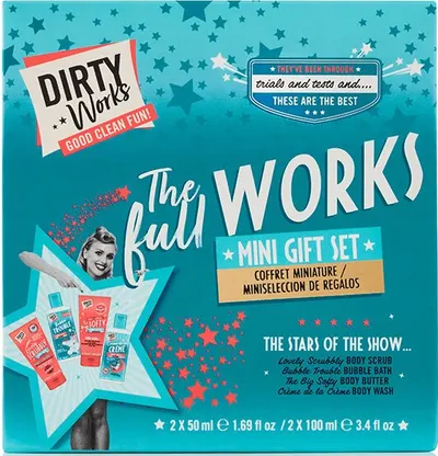Dirty Works Set cadou The Full Works, 4 piese