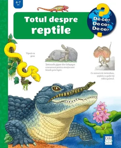 Totul despre reptile - Hardcover - Patricia Mennen