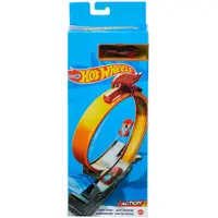 Set de joaca cu masinuta de curse, Hot Wheels, Loop Star, FWM88