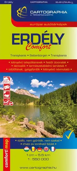 Hartă rutieră Transilvania Comfort - Paperback - ***