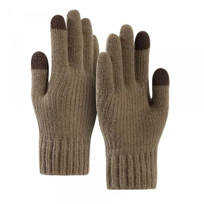 Manusi De Iarna Tactile Unisex Techsuit ST0012, Marime 22cm, Maro