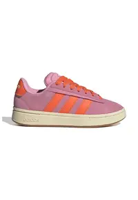 Pantofi sport Grand Court Alpha de piele intoarsa ecologica - Fucsia/Portocaliu mandarina