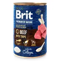Hrana umeda pentru caini Brit Premium, Beef With Tripes 400g