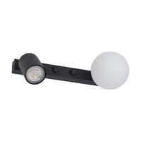 TK LIGHTING Aplica de perete VOX 10148 1XGU10+1XG9 WH/BL
