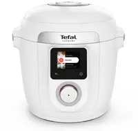 Multicooker Tefal – Cook4Me Wi-Fi 10 în 1, 6 l, alb