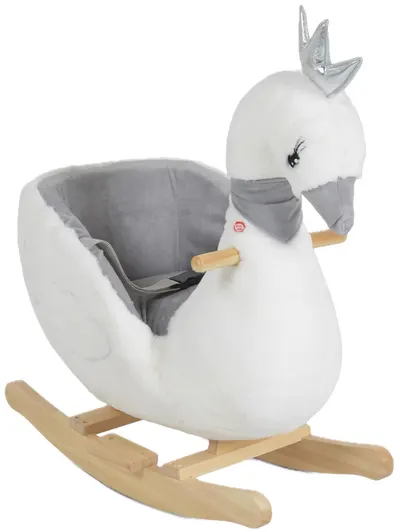 Leagăn de pluș cu scaun Moni Toys - Swan