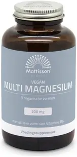 Mattisson Healthstyle Vegan Multi Magnesium, 200 mg, 90 tablete