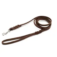 Lesa de prezentare din piele intoarsa - Maro - 200 cm