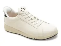 Pantofi sport GEOX albi, U65MUA, din piele naturala