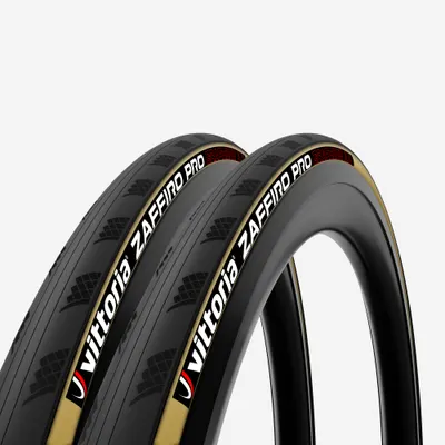 Set 2 cauciucuri șosea talon flexibil Vittoria Zaffiro Pro V 700x32 tanwall Bej