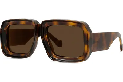 Loewe Signature Havana Mask Sunglasses