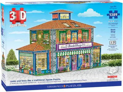 Puzzle 3D Eurographics din 1389 piese - Librărie