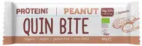 Baton proteic bio, arahide, 45 g, Quin Bite