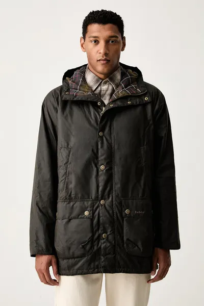 Barbour parka pentru bărbați din cerut Bedale