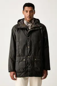 Barbour parka pentru bărbați din cerut Bedale