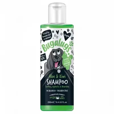 Sampon Caini, Bugalugs Aloe & Kiwi, 250 ml