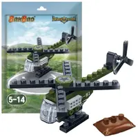 Mini set de construcții BanBao - Elicopter militar, 29 piese