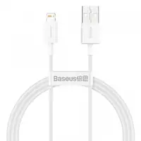 Cablu Date si Incarcare USB-A - Lightning Baseus Superior Series, 20W, 1m, Alb CALYS-A02