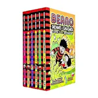 Beano Dennis & Gnasher Series Books 1 - 6 Collection Set (Super Slime Spectacular, Abominable Snowmenace, Little Menace's Great Escape, Bogeyman of Bunkerton Castle & MORE!)