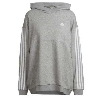 Pulover Fleece adidas Maternitate Gri Bumbac