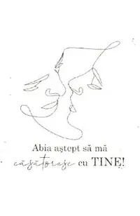 Felicitare cadou cerere in casatorie: Abia astept