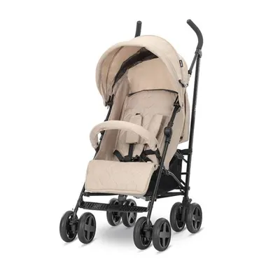 Carucior sport pentru copii Lorelli Ida Beige cu spatar reglabil in 4 pozitii, pliere tip umbrela, bara frontala detasabila, suport reglabil pentru picioare, roti cu suspensii
